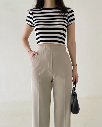 Summer Bootcut Slacks - AdoreMeU