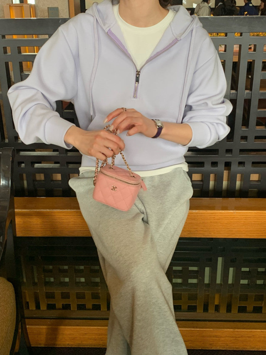 *파스텔 하프 집업 맞춤 제작