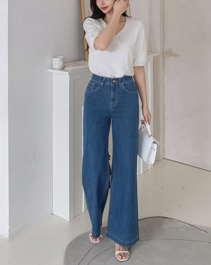 Lemon Summer Straight Jeans(~6/22)