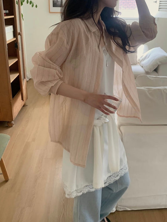 * Eyelet Lace Shirt
