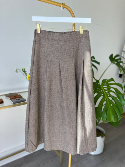Herringbon Pleats Skirt