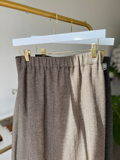 Herringbon Pleats Skirt