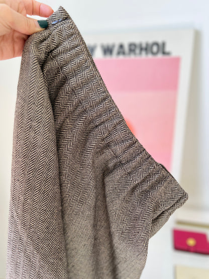 Herringbon Pleats Skirt