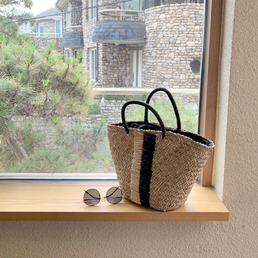 Rattan Beach Tote Bag