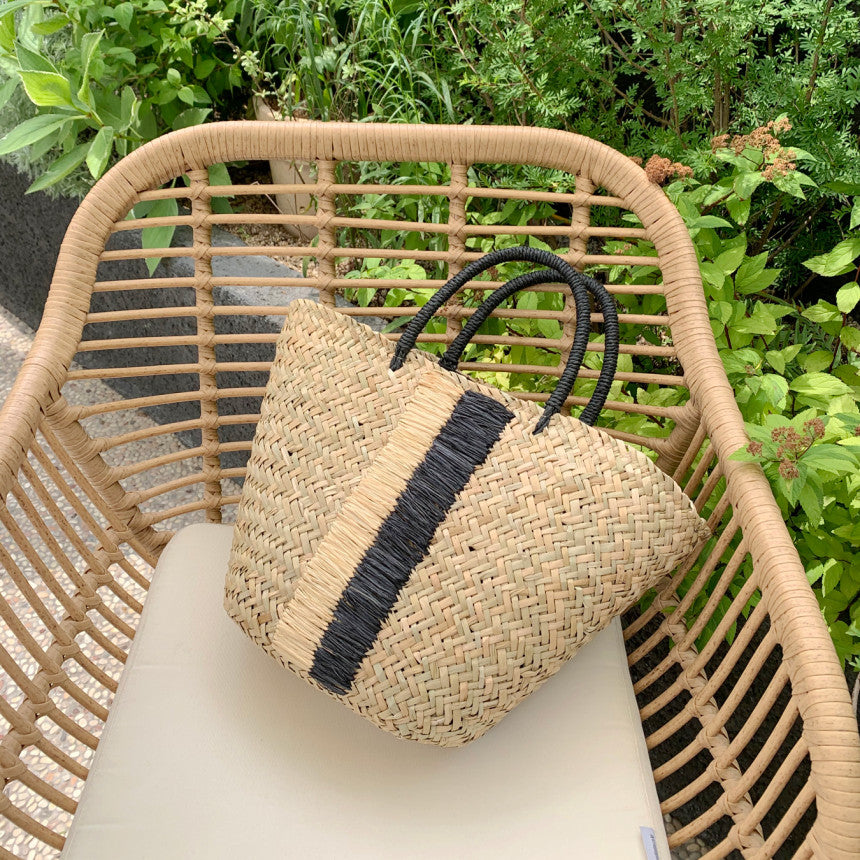 Rattan Beach Tote Bag