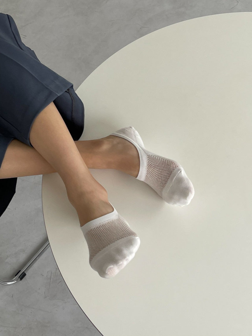Women Summer Mesh Socks 5 Pairs