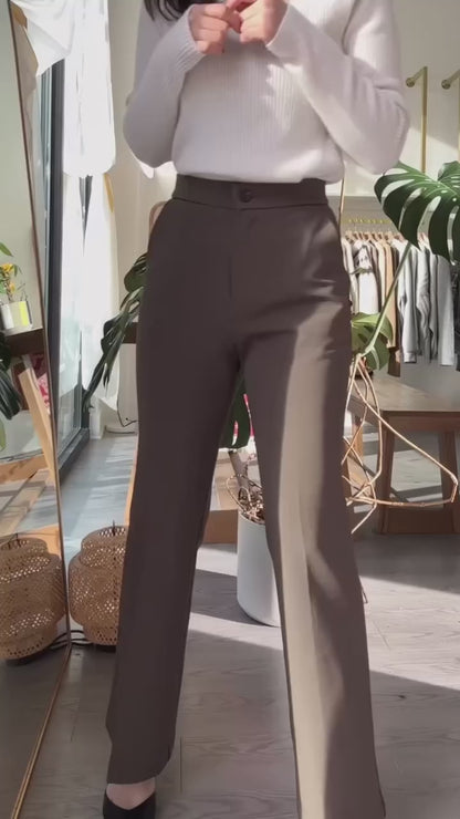 Capri Boots Cut Banding Slacks