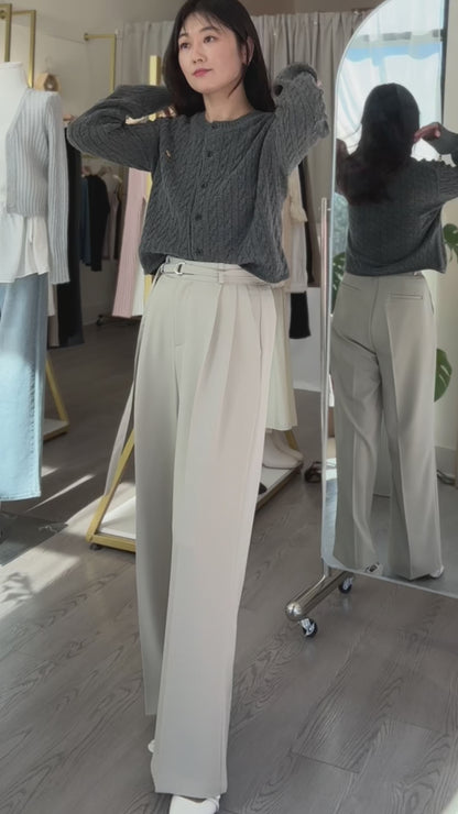 Hug Belt Wide Slacks